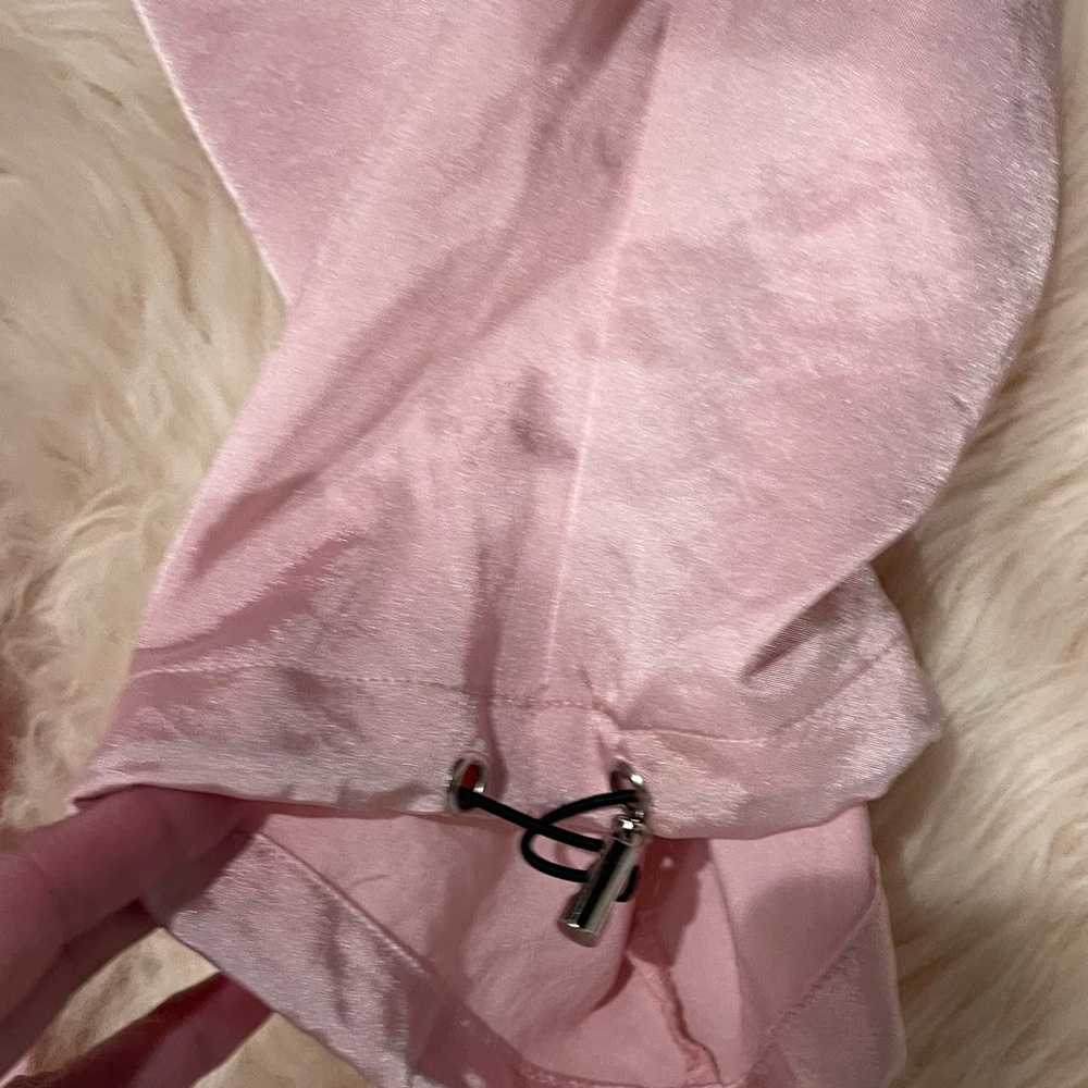 Superdown Blush Satin Cargo Trousers - Picture 5 of 5